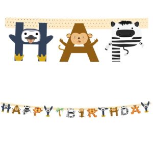 Γιρλάντα Happy Birthday Ζωάκια