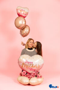 Μπαλόνι καρδιά 'Happy Mother's day' 23" - Image 4