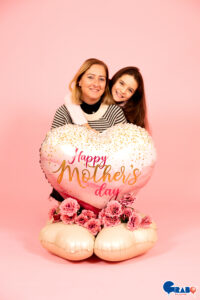 Μπαλόνι καρδιά 'Happy Mother's day' 23" - Image 3