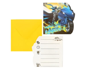 Προσκλήσεις πάρτυ Batman Rogue Rage (6 τεμ) - Image 2