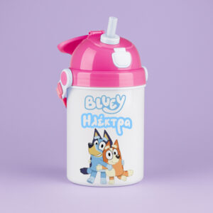 Παιδικό Παγούρι - Bluey Ροζ 400ml