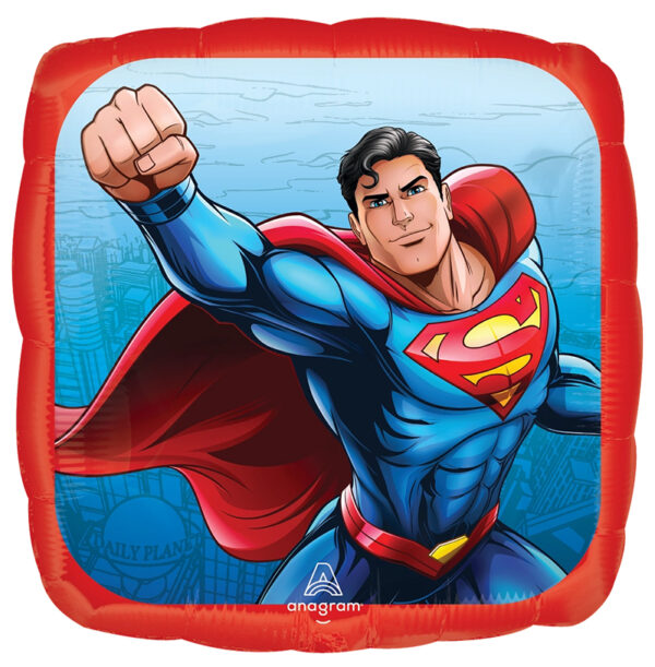 18'' Τετράγωνο Μπαλόνι Superman classic