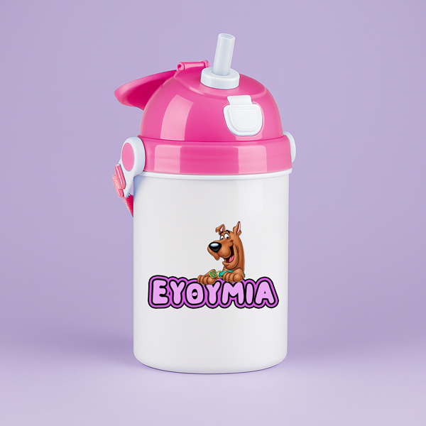 Παιδικό Παγούρι - Scooby Doo Ροζ 400ml