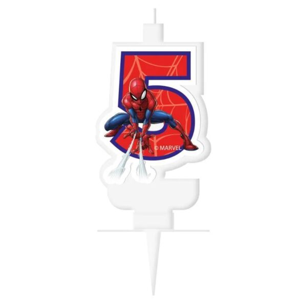 Κεράκι Spiderman Αριθμός 5