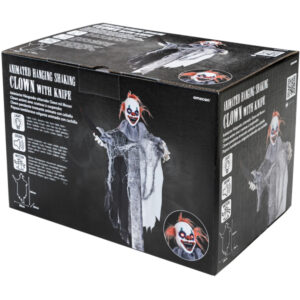 Φιγούρα Halloween - Κρεμαστός Κλόουν με φως και ήχο - Image 3