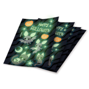 Φωσφοριζέ Αυτοκόλλητα - Happy Halloween