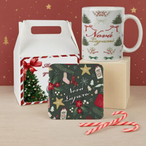 Χριστουγεννιάτικο Κουτί Δώρο – Νονά Σ'αγαπώ