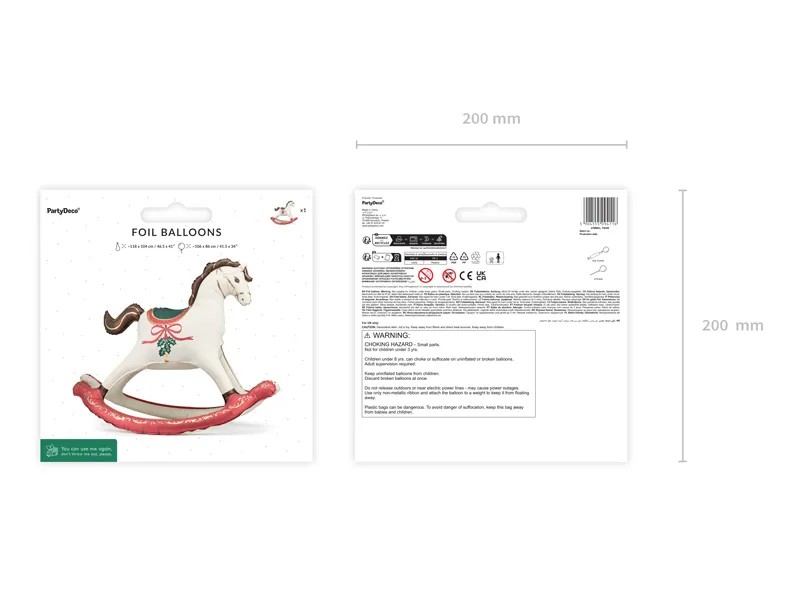 Χριστουγεννιάτικο Μπαλόνι - Κουνιστό Αλογάκι - Image 4