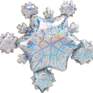 32" Μπαλόνι Χιονονιφάδες holographic