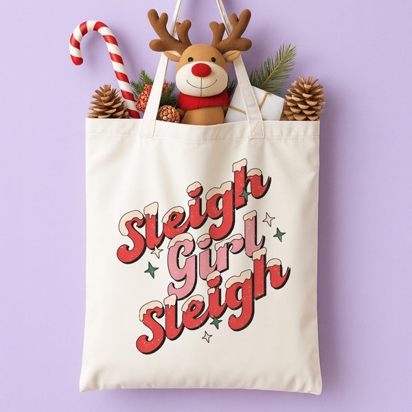 Τσάντα Χριστουγεννιάτικη Χιουμοριστική - Sleigh Girl Sleigh