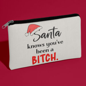 Χριστουγεννιάτικο Χιουμοριστικό Τσαντάκι - Santa Knows You've Been a..