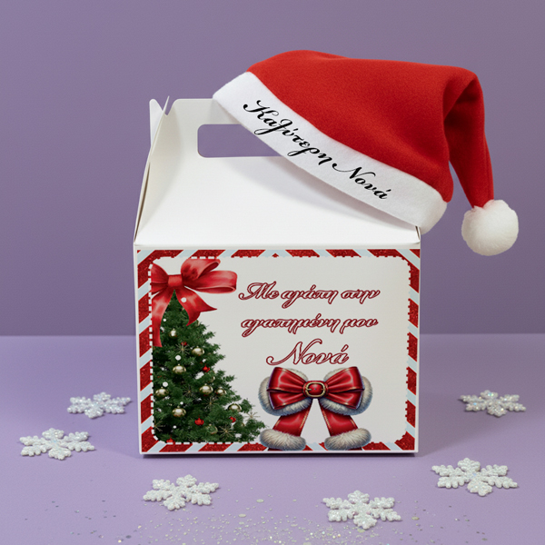 Χριστουγεννιάτικο Κουτί Δώρο – Νονά Σ'αγαπώ - Image 2