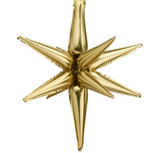 3D Μπαλόνι Αστέρι Χρυσό 70cm