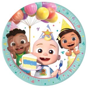 Χάρτινα Πιάτα - Cocomelon Birthday (8 τεμ)