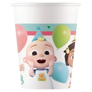 Χάρτινα Ποτήρια - Cocomelon Birthday (8 τεμ)