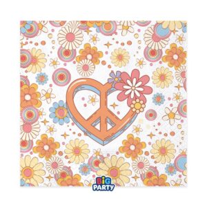 Χαρτοπετσέτες - 70's Hippie (16 τεμ)