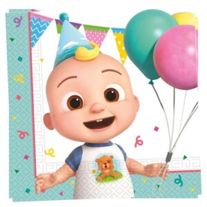 Χαρτοπετσέτες - Cocomelon Birthday (20 τεμ)