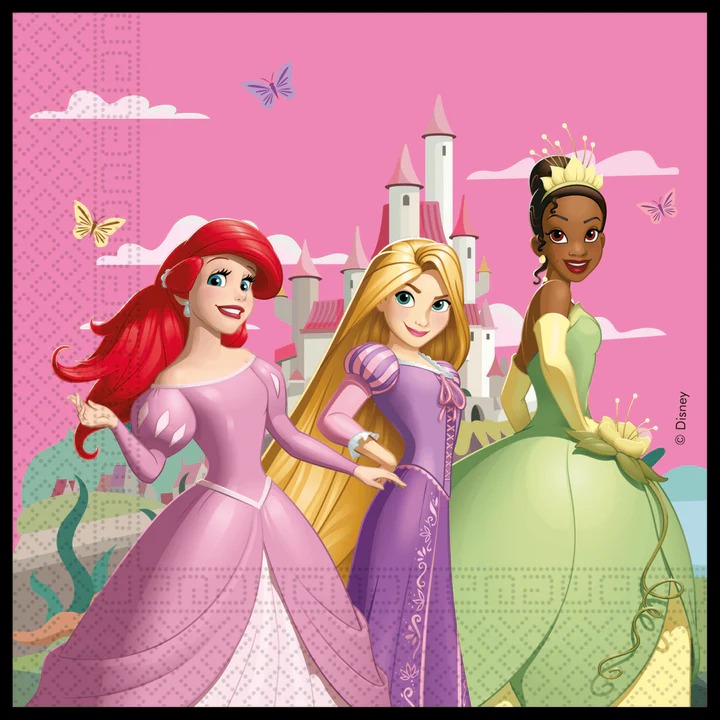 Χαρτοπετσέτες - Disney Πριγκίπισσες (20 τεμ)
