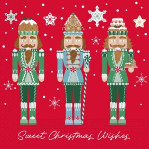 Χριστουγεννιάτικες Χαρτοπετσέτες - Καρυοθραύστης (20 τεμ)