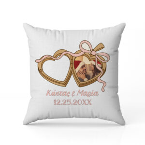 Μαξιλάρι Χριστουγεννιάτικο – Φωτογραφία Μενταγιόν