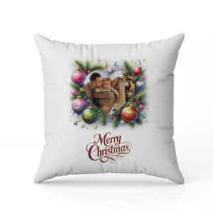 Μαξιλάρι Χριστουγεννιάτικο – Φωτογραφία σε Καρδιά
