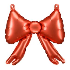 Mini Shape Μπαλόνι Κόκκινος Φιόγκος (5 τεμ)