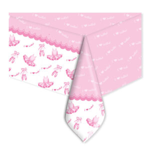 Τραπεζομάντηλο Πλαστικό - Μπαλαρίνα I Love Ballet (140 x 270 cm)