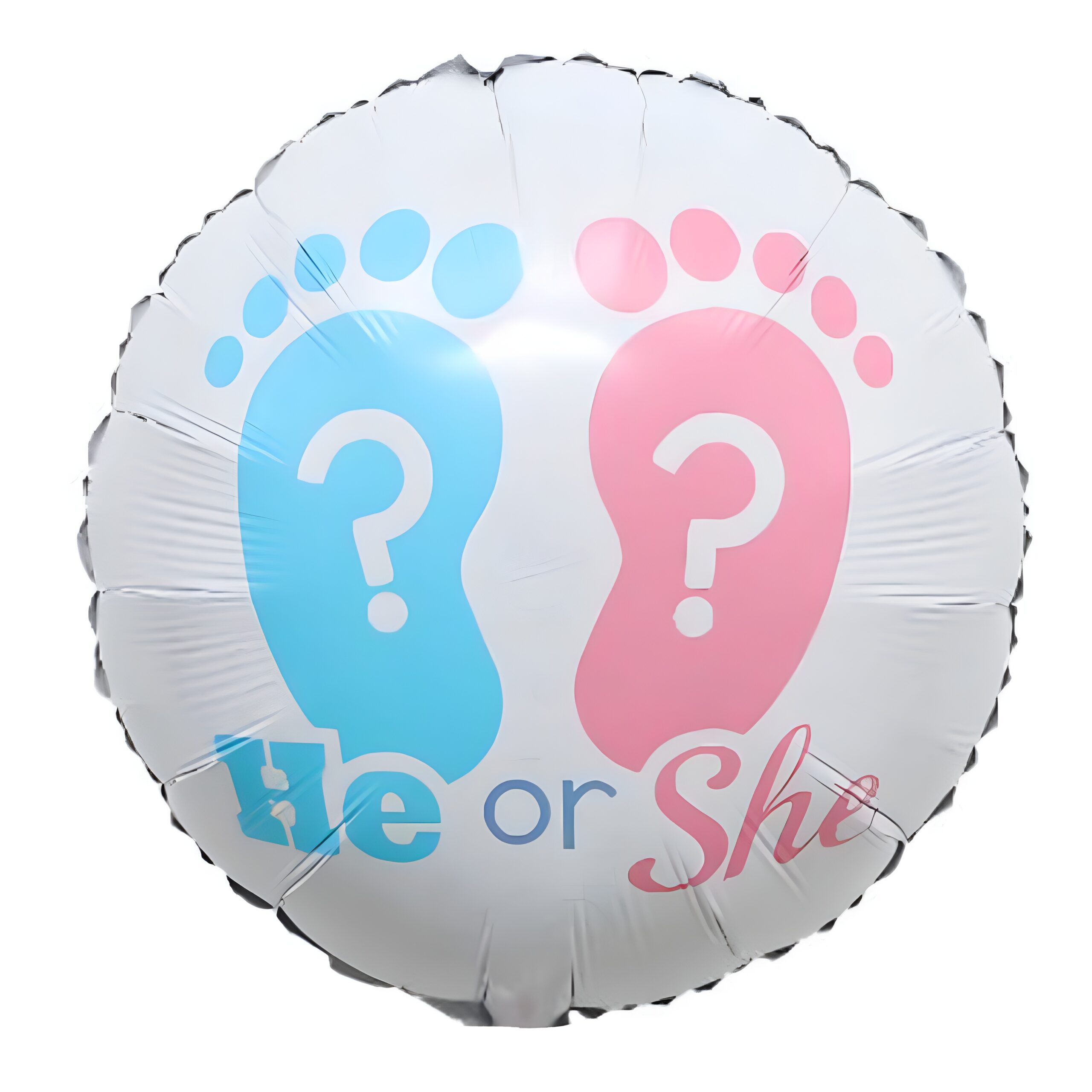 18'' Μπαλόνι για Gender Reveal - He Or She