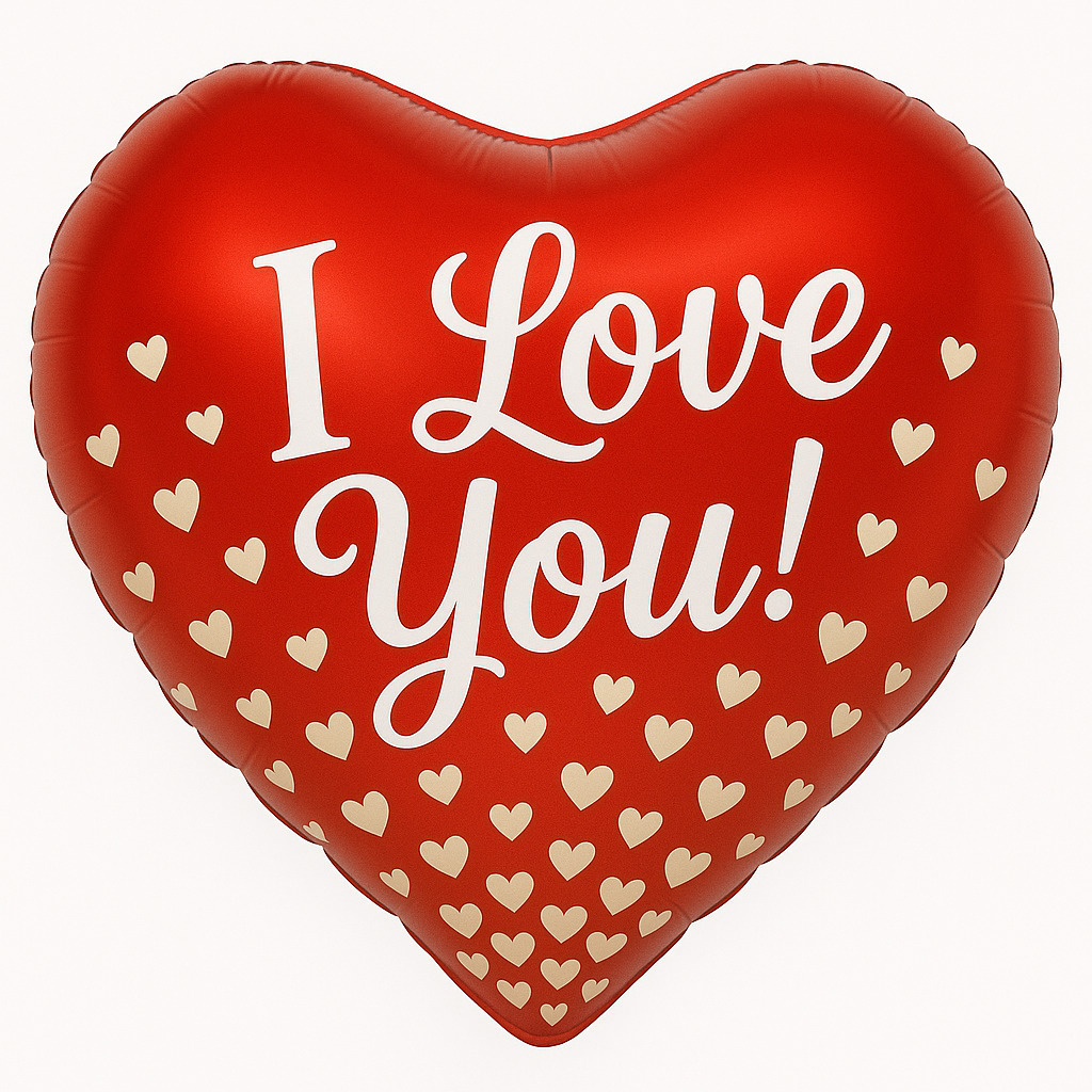 18'' Μπαλόνι μικρές καρδιές ''I Love You''