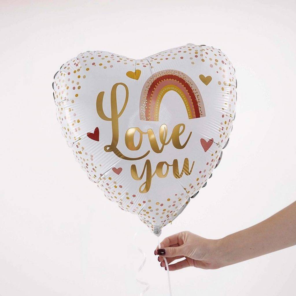 18" Μπαλόνι Καρδιά - Βoho Love You - Image 2
