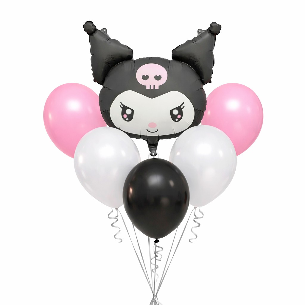 26″ Μπαλόνι Kuromi κεφάλι - Image 2