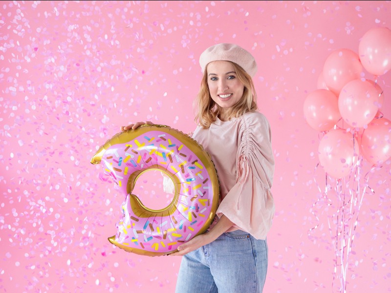 29" Μπαλόνι Ντόνατ δαγκωμένο - Image 2