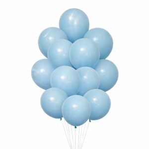 Σετ Μπαλόνια - Παστέλ Baby Blue Χρώμα (12 τεμ)