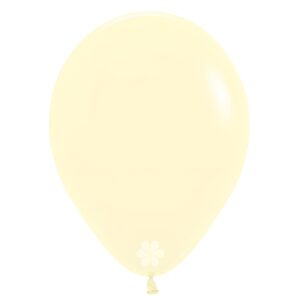 Κίτρινο Pastel Matte λάτεξ Μπαλόνι