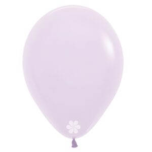 Λιλά Pastel Matte λάτεξ Μπαλόνι
