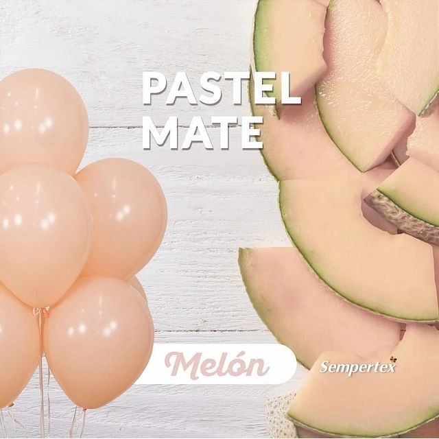 Σομόν Pastel Matte λάτεξ Μπαλόνι - Image 5