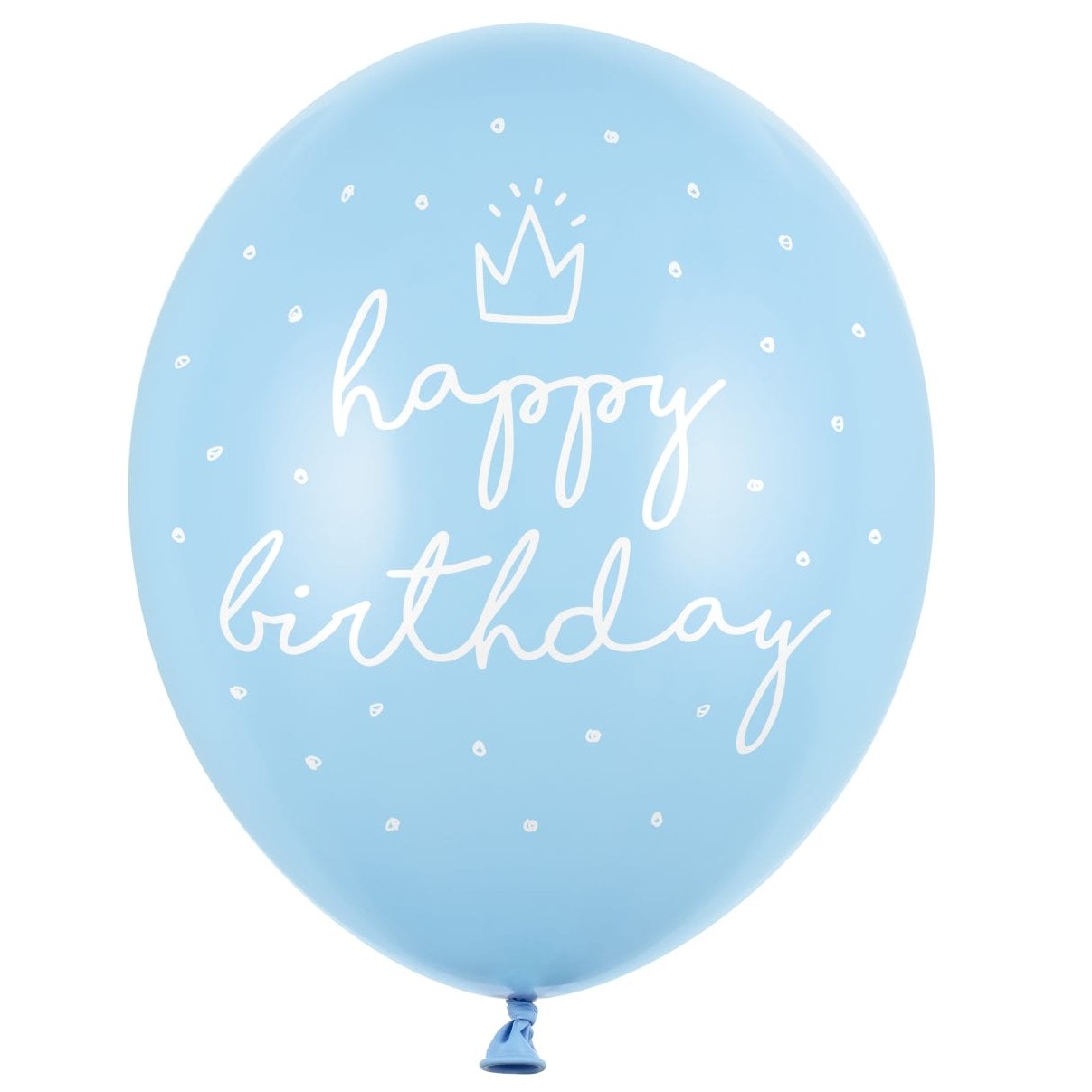 Σετ Μπαλόνια Happy Birthday γαλάζιο (6 τεμ)