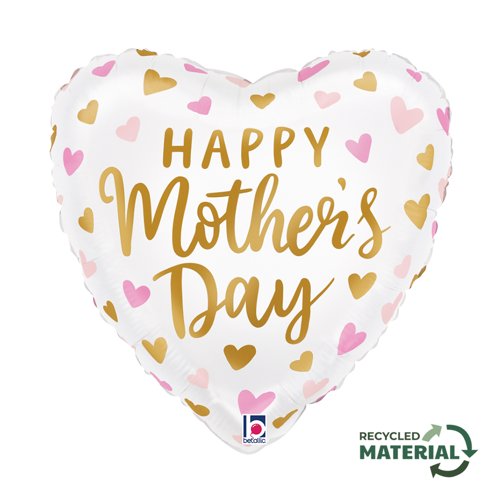 18'' Μπαλόνι Καρδιά Happy Mother's Day
