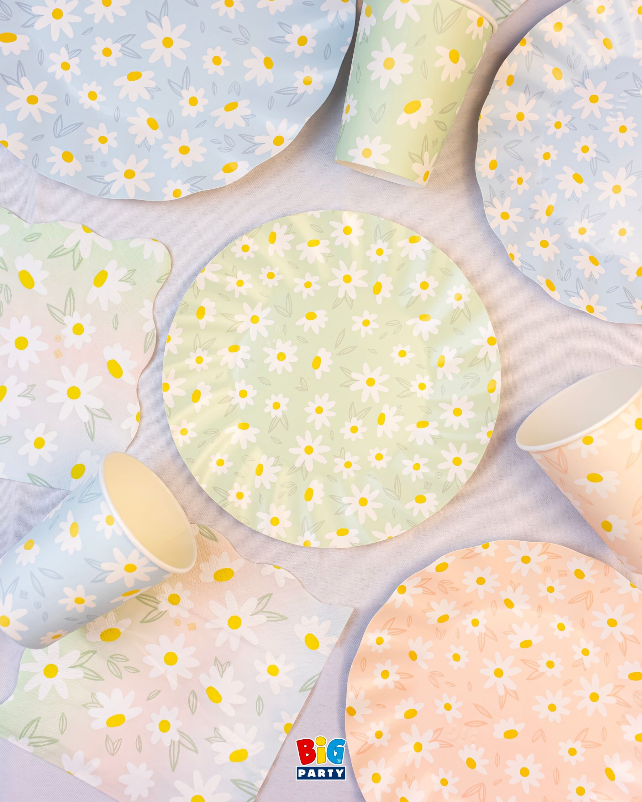 Χάρτινα Ποτήρια - Μαργαρίτες (6 τεμ) - Image 2