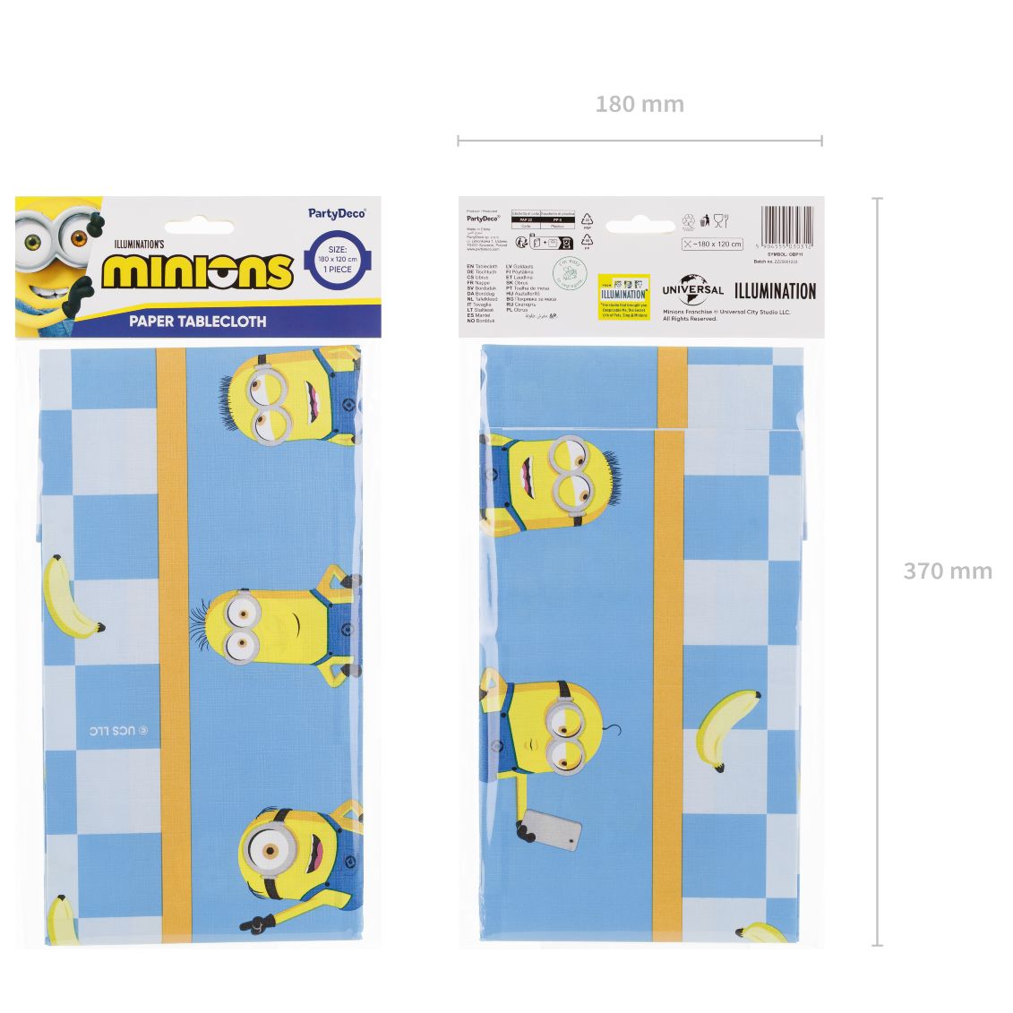 Χάρτινο Τραπεζομάντηλο - Minions (180x120 cm) - Image 2