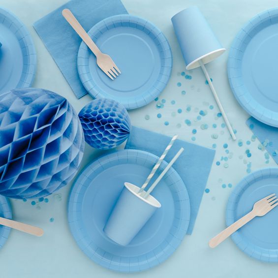 Γαλάζιες Χαρτοπετσέτες (20 τεμ) - Image 2