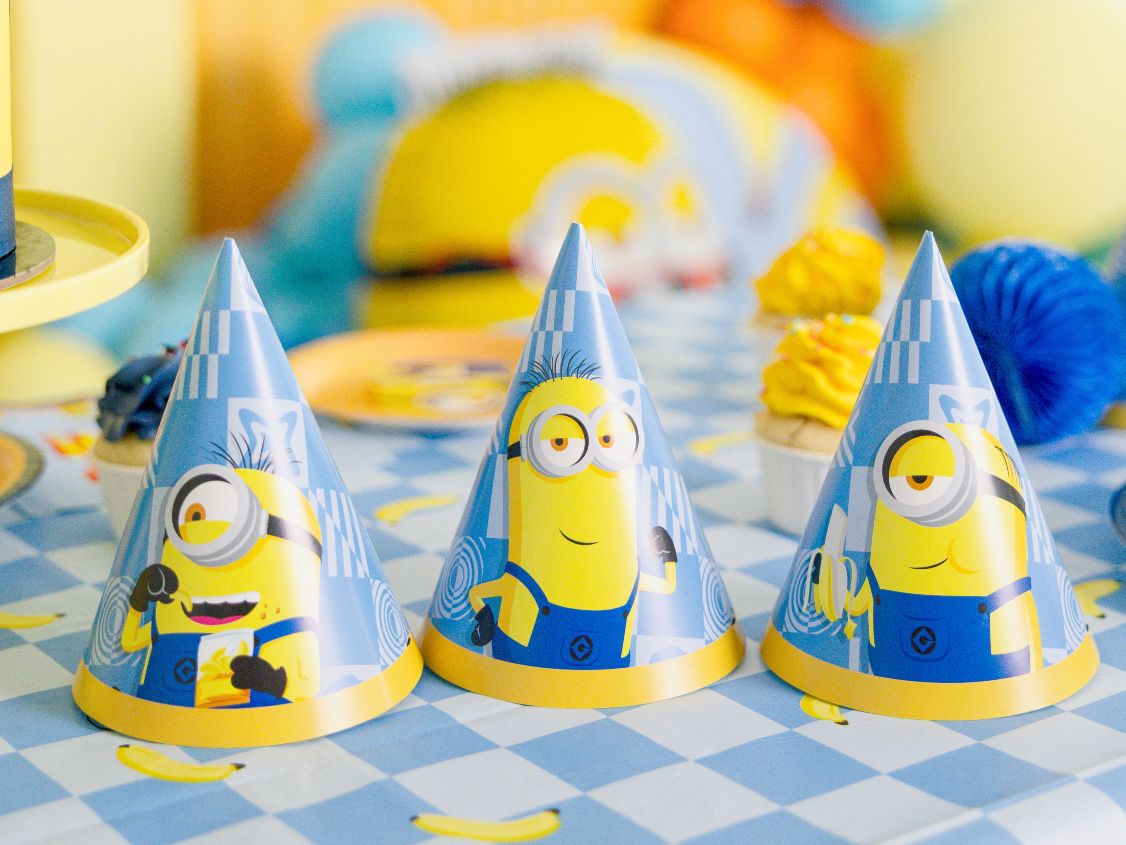 Καπελάκια πάρτυ - Minions διαφορετικά σχέδια (6 τεμ) - Image 3