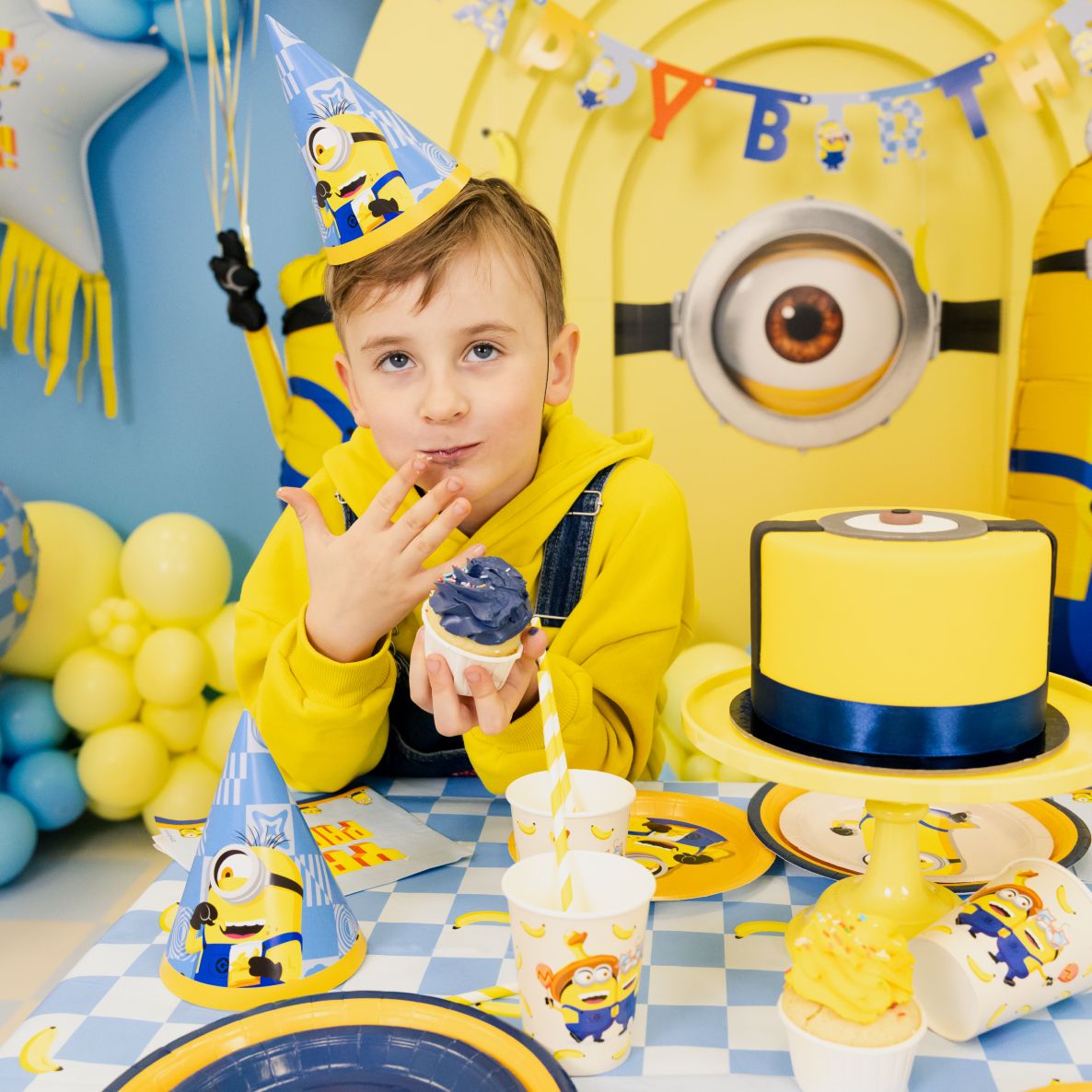 Καπελάκια πάρτυ - Minions διαφορετικά σχέδια (6 τεμ) - Image 4