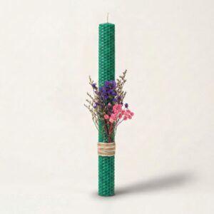 Λαμπάδα Μελισσοκέρι Πράσινο