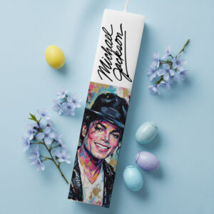 Λαμπάδα MICHAEL JACKSON Τυπωμένη