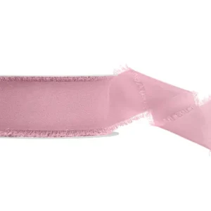 Υφασμάτινη Σιφόν Ροζ Κορδέλα (10m)
