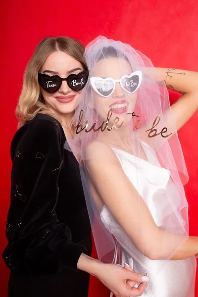 Λευκά Γυαλιά Καρδιά - Bride To Be - Image 3