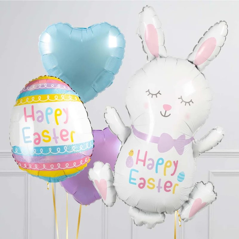 Μπαλόνι Λαγουδάκι "Happy Easter" 97 εκ. - Image 2