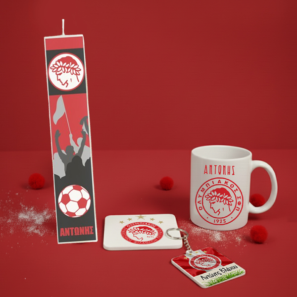 Πασχαλινό Σετ Λαμπάδας - Ολυμπιακός