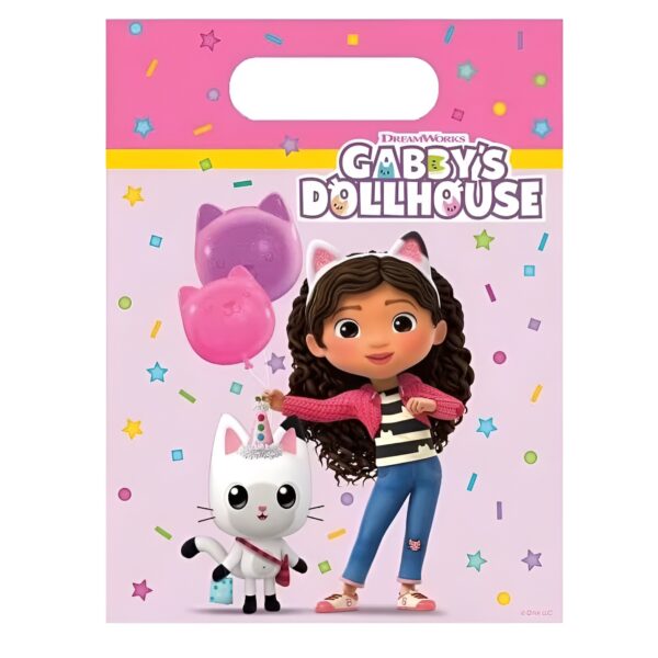 Σακουλάκια για Δωράκια Gabby's Dollhouse (6 τεμ)